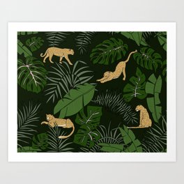 Jungle Jaguar Art Print