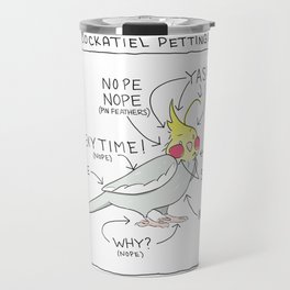 The Cockatiel Petting Guide Travel Mug