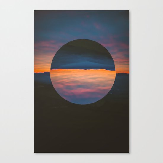 Black Sun Canvas Print