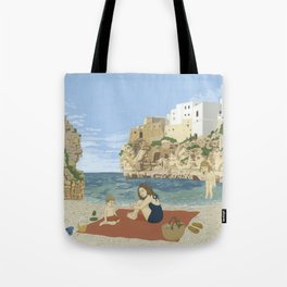 Un giorno al mare, Puglia Tote Bag