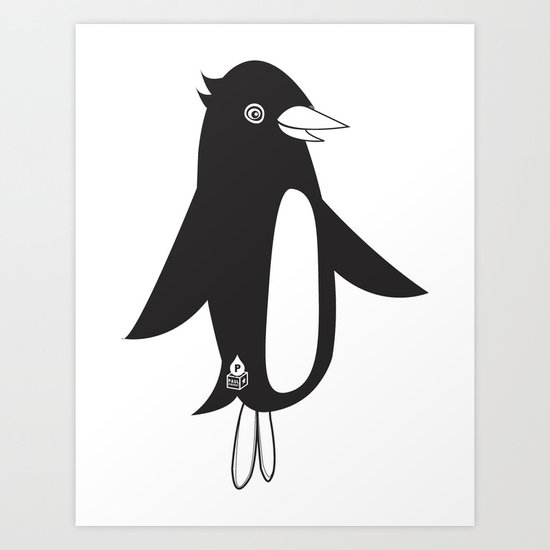 PENGUINZ BALLET Art Print