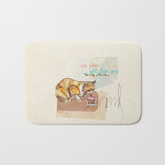 Illustration Friday- Dessert Bath Mat