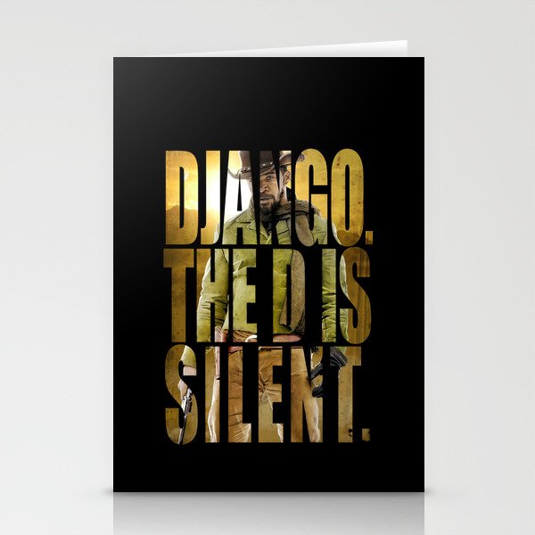 Django Unchained Stationery Cards