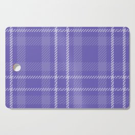 Very peri purple tartan color of the year pattern texture Cutting Board