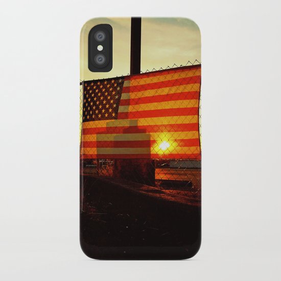 America's sunset iPhone Case