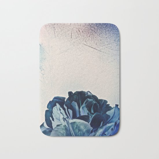 Blue Tulip- Scratched And Grungy Bath Mat