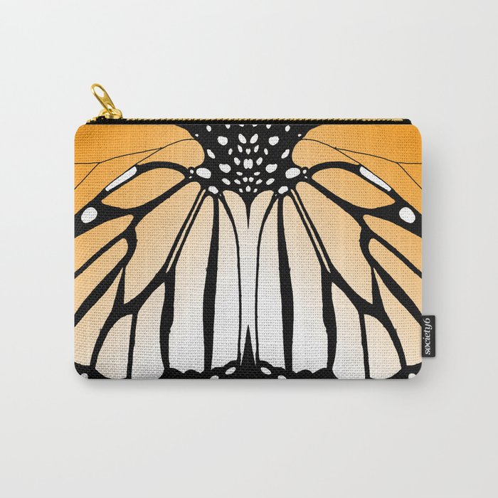 Butterfly Wing - Monarch Carry-All Pouch