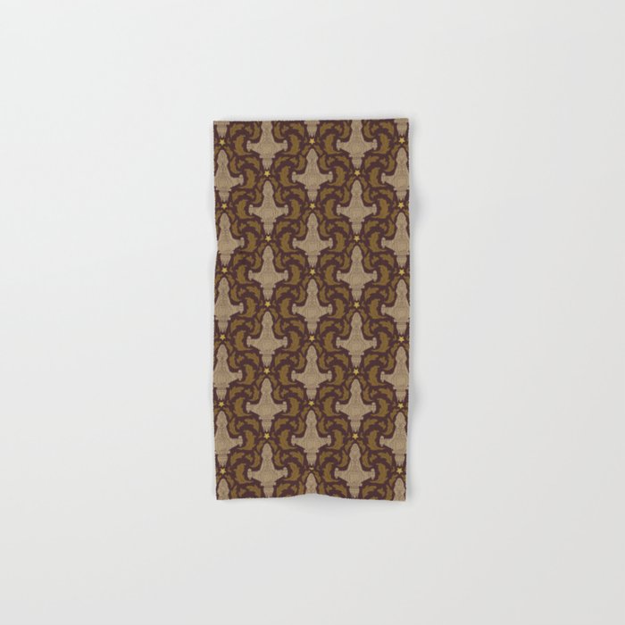 Leaf on the Wind Damask Hand & Bath Towel