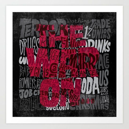 The War On... Art Print