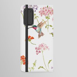 Hummingbird floral Android Wallet Case