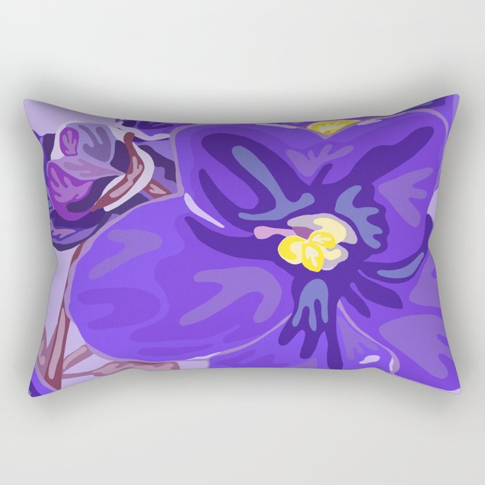 Violet 1-2 Rectangular Pillow