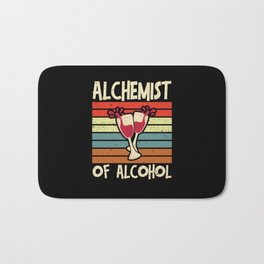 Alchemist of Alcohol Cocktail Barkeeper Bath Mat