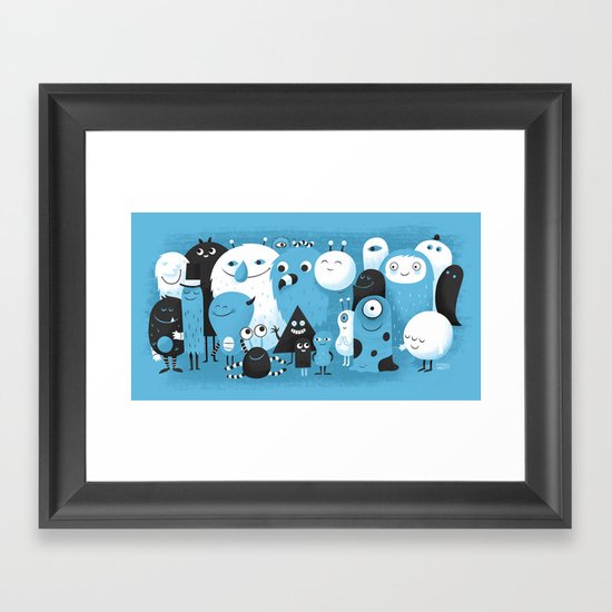 Packed Framed Art Print