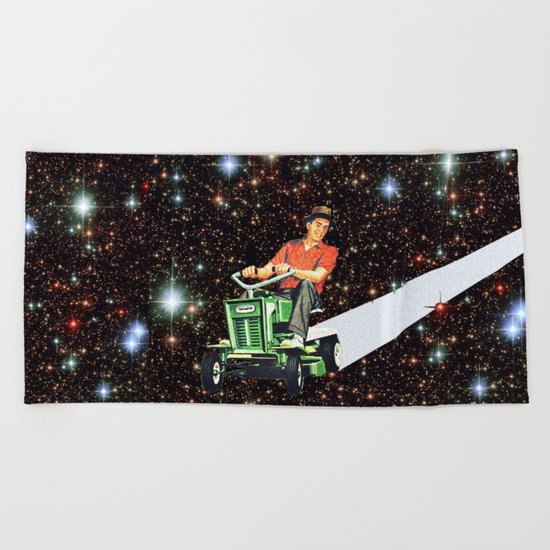 Weeds Beach Towel