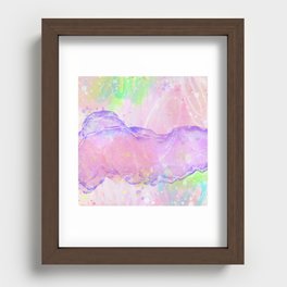 Neon Easter Recessed Framed Print