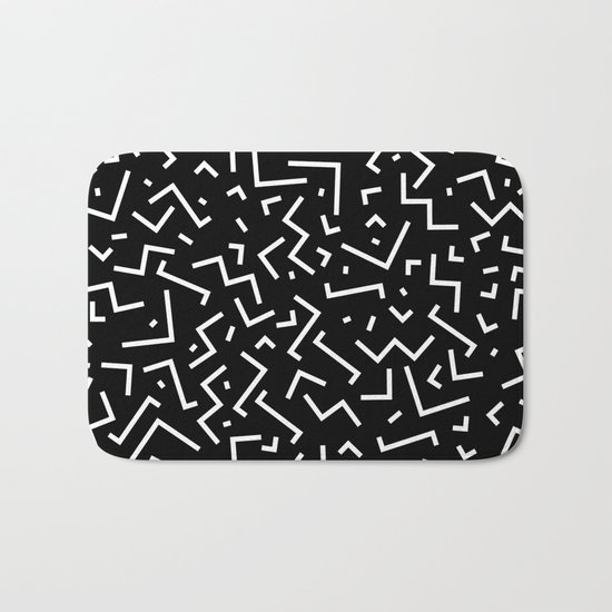 Memphis pattern 31 Bath Mat