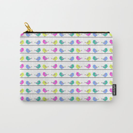 Colorful birds Carry-All Pouch