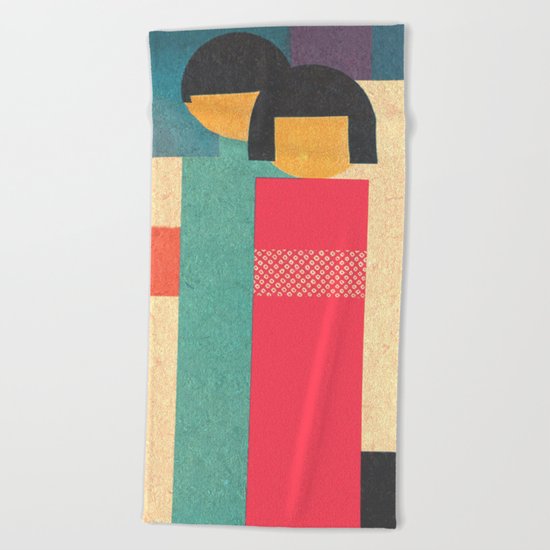 簡素な生活 (Simple Life) Beach Towel