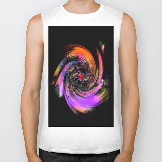 Flowers magic roses 7 Biker Tank