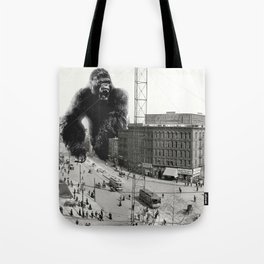 King Kong in Detroit 1907 Tote Bag