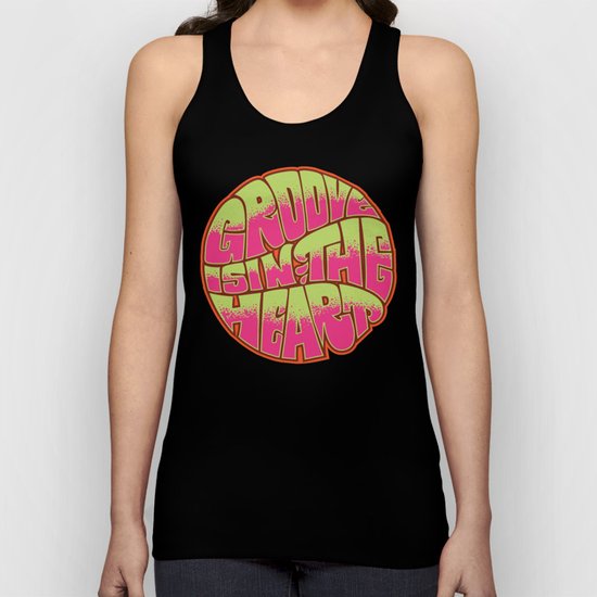 Groove is in the Heart Unisex Tank Top