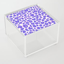 Leopard Print Abstractions – Periwinkle Acrylic Box