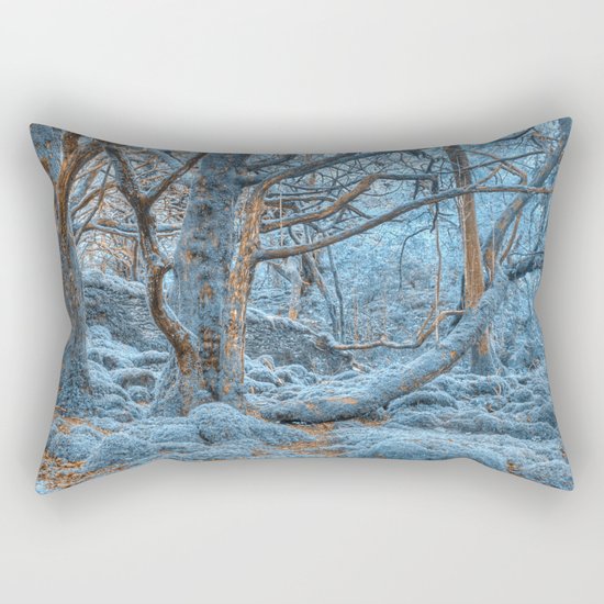 Sapphire Forest Rectangular Pillow