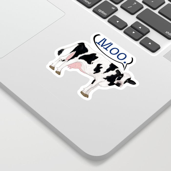 Moo Cow Sticker