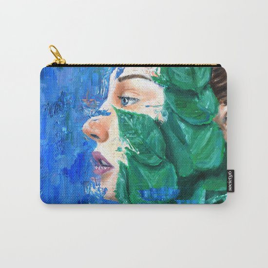 Leaves and face Carry-All Pouch
