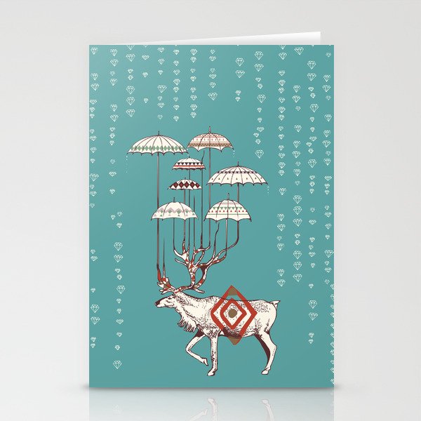 Rain Deer Stationery Cards