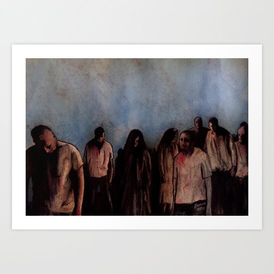 ZOMBIES V Art Print