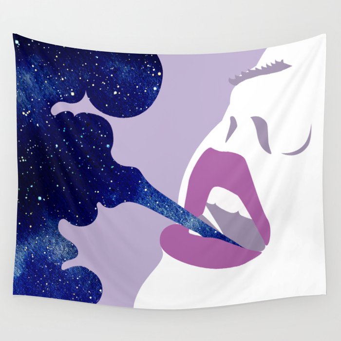 Starry Haze Wall Tapestry