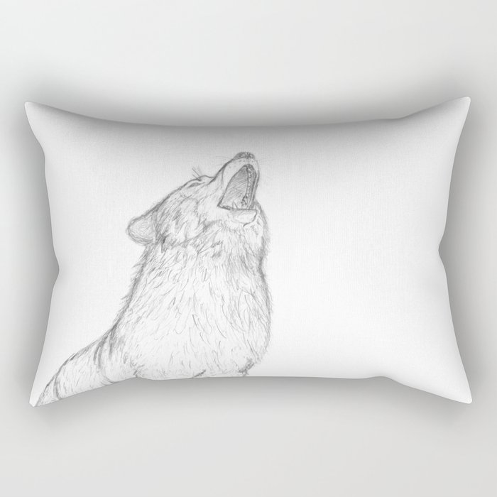wolf Rectangular Pillow