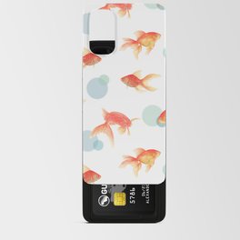 Watercolor goldfish pattern - Feeling bubbly Android Card Case