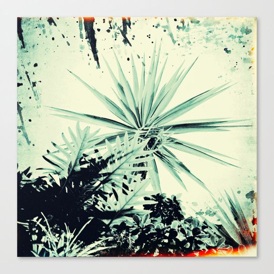 Abstract Urban Garden Canvas Print