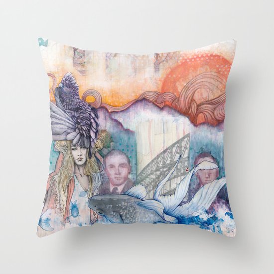 Sunset Gala Throw Pillow