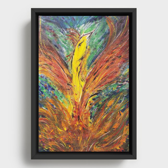 Phoenix Framed Canvas