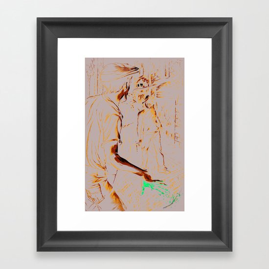 The Alley Framed Art Print