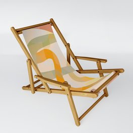 Abstract Minimal Bohemian Doodles 1.2 Sling Chair
