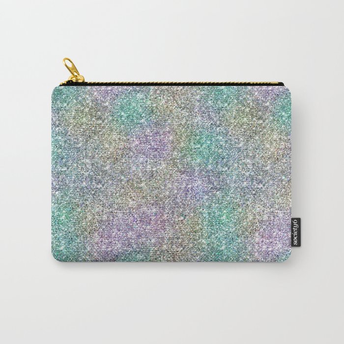 Glam Iridescent Glitter Carry-All Pouch