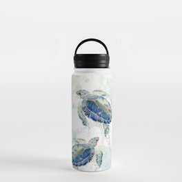 Swimming Together 2 - Sea Turtle  Water Bottle
