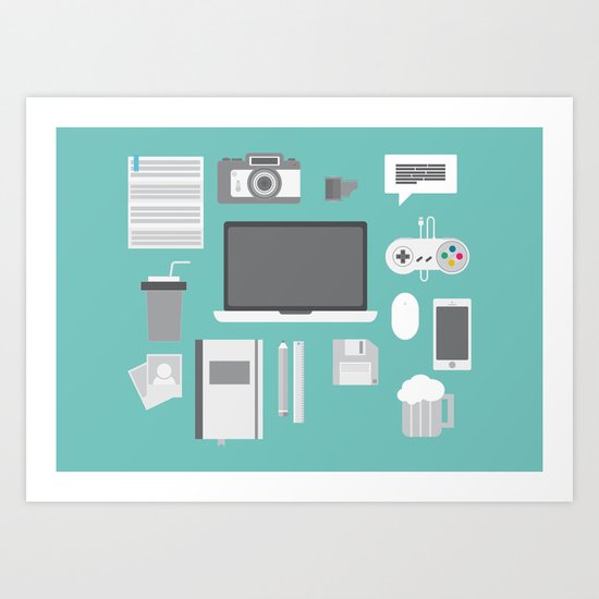 Designer tools Art Print