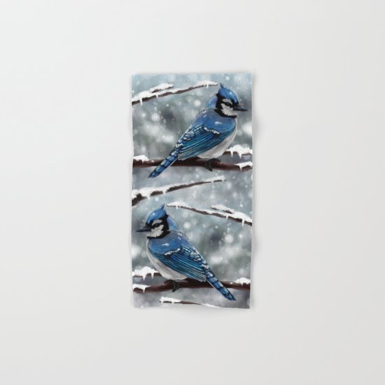 Blue Jay Hand & Bath Towel