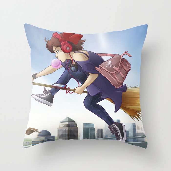 Kiki's Logistics Throw Pillow