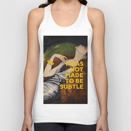 I Was Not Made to Be Subtle, Feminist Tank Top