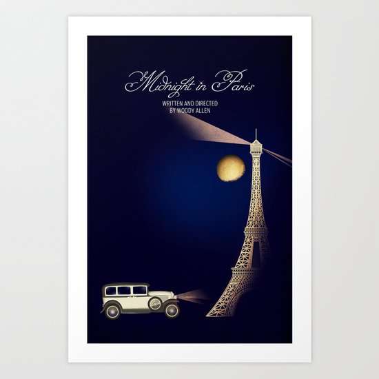 Midnight in Paris Art Print