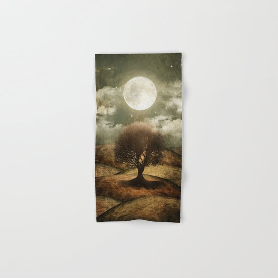Once upon a time... The lone tree. Hand & Bath Towel