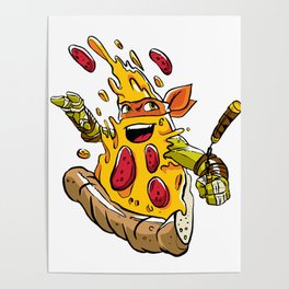 Pizza , Pizza for kids, Pizza for girl, Pizza lovers Poster