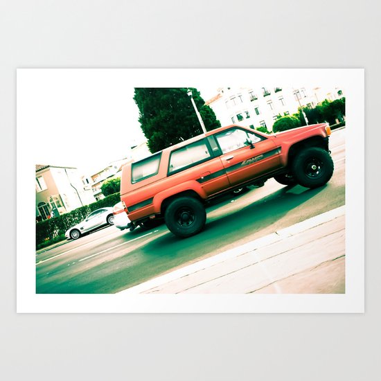 Vroom Art Print