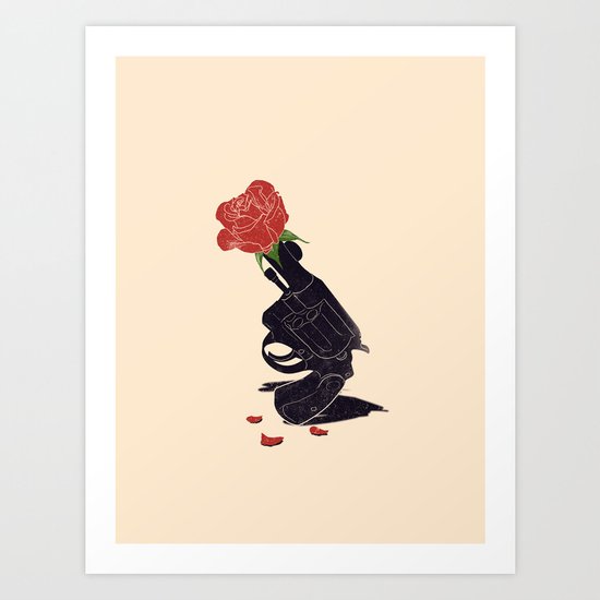 Make Love Not War Art Print